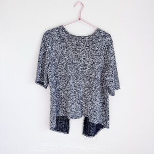 Forever 21 | Slit Back Short Sleeve Knit Blouse